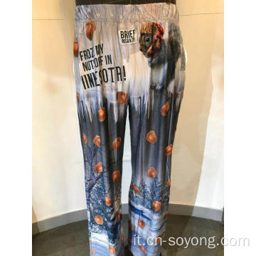 Indumenti da notte da uomo stampati Lounge Pants